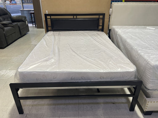 Oliver NEW Full Size Platform Bed Frame 56x78x38 (231220)