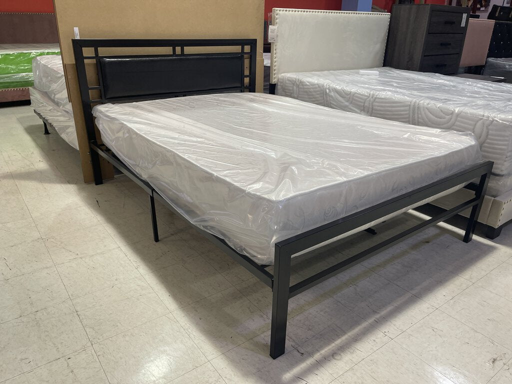 Oliver NEW Full Size Platform Bed Frame 56x78x38 (231220)