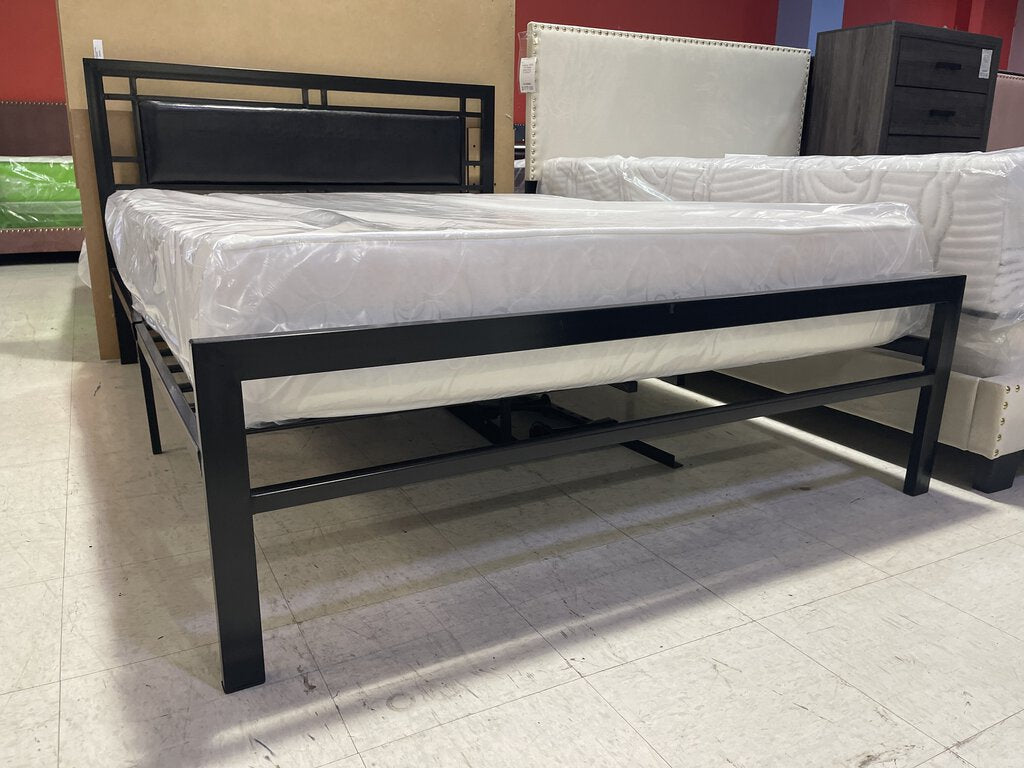 Oliver NEW Full Size Platform Bed Frame 56x78x38 (231220)