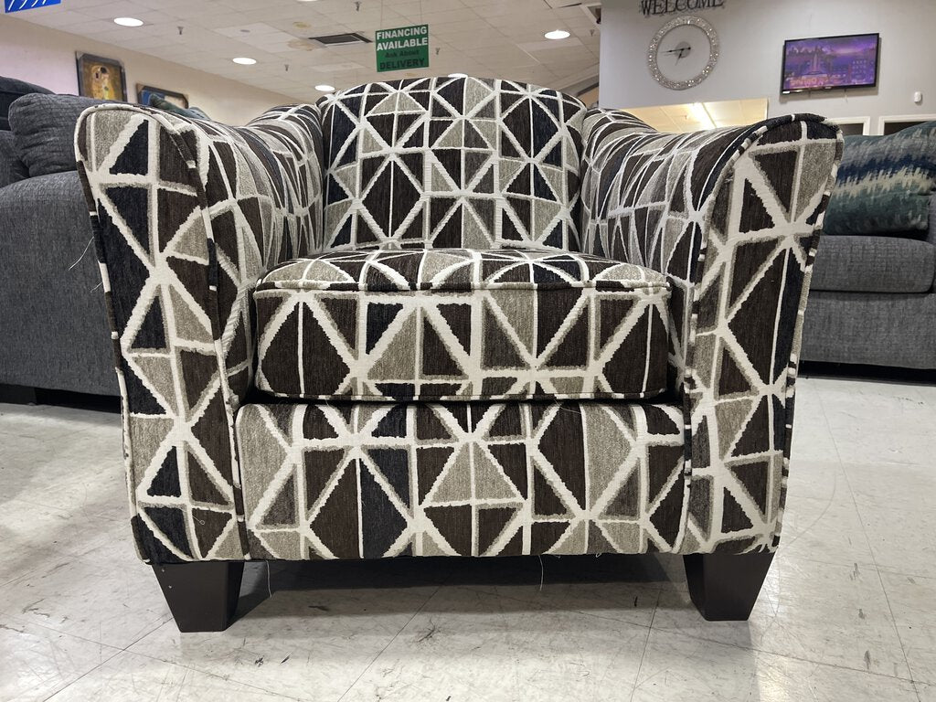 Emporium Chocolate Bita Buff NEW Accent Chair 36x35x33 (9011)