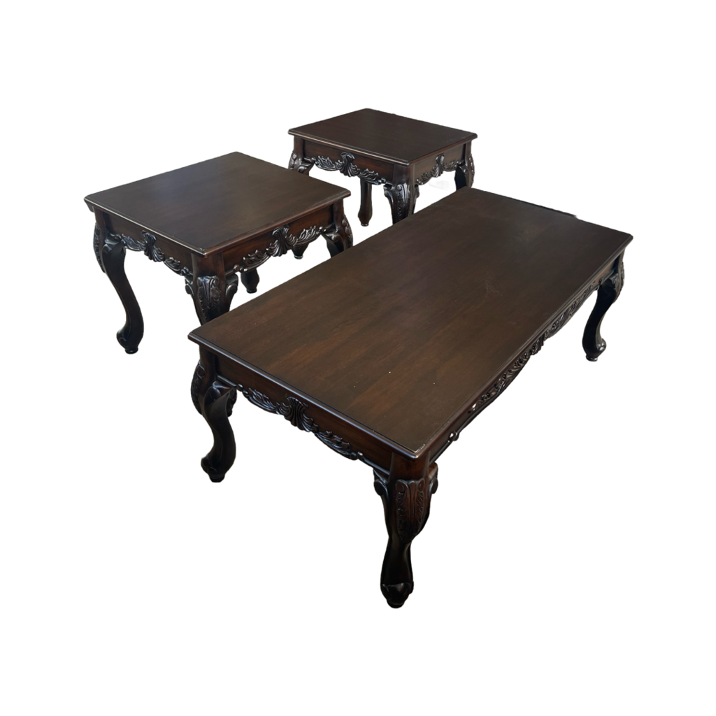 Emma NEW 3pc Table Set C-50x38x39; Ends 21x23x22 (8559)