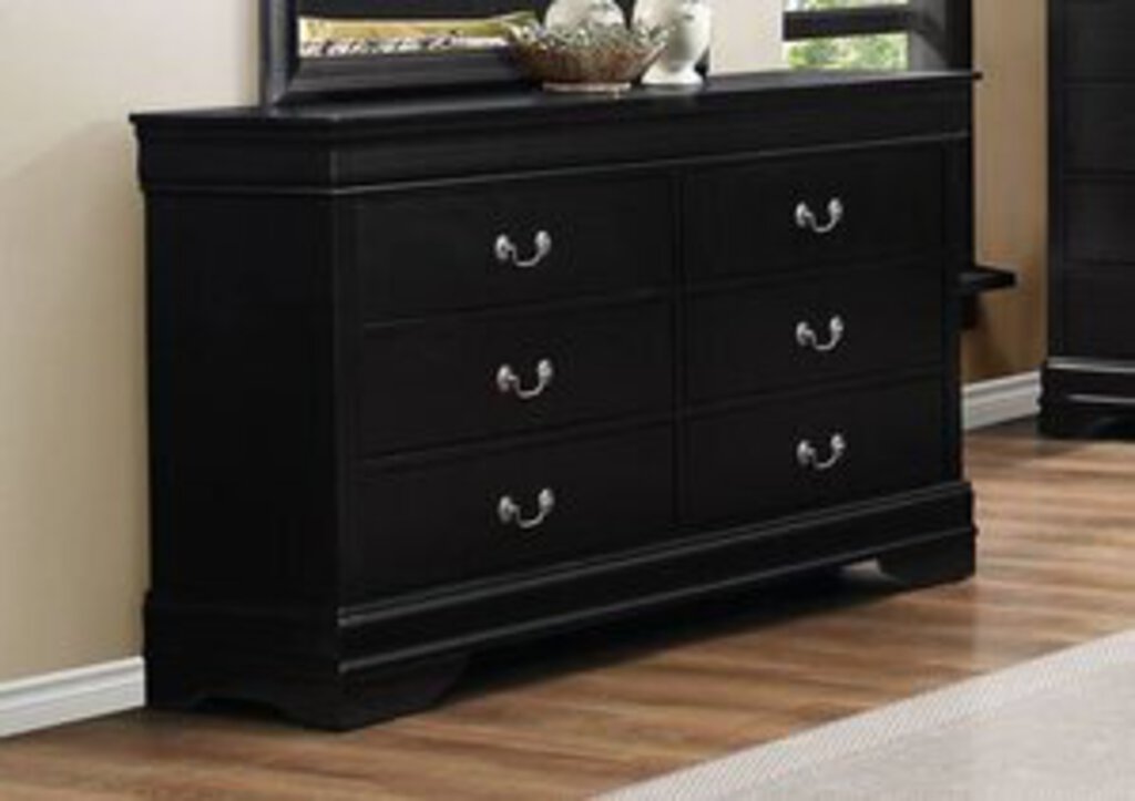 LP Black NEW Dresser 58x16x33 (119294)