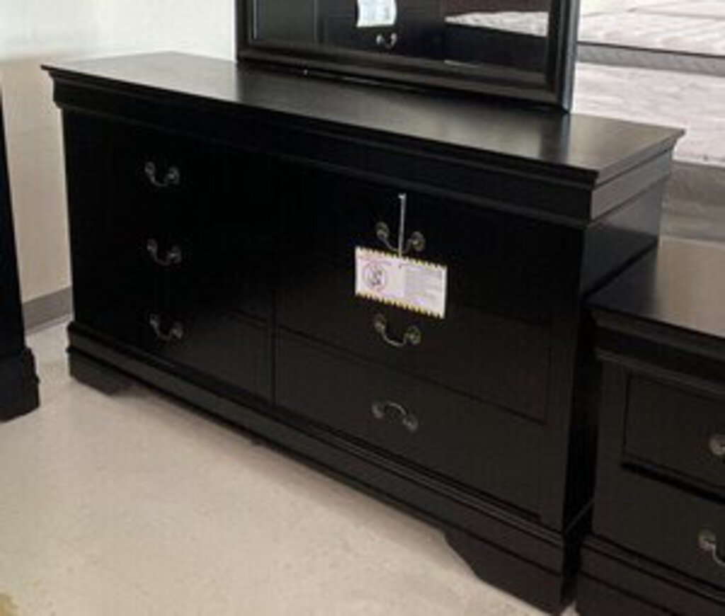 LP Black NEW Dresser 58x16x33 (119294)