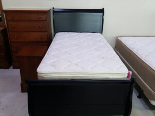LP Black NEW Twin Sleigh Bed Frame