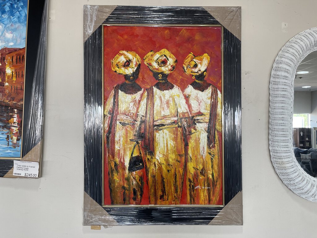 79818 (8455-7) Three Sisters Framed Painting 31x44