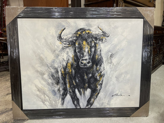 79812 (8455-1) Buffalo Framed Painting 44x56