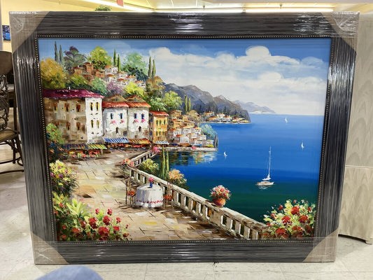 79817 (8455-6) Mediterranean Framed Painting 44x56