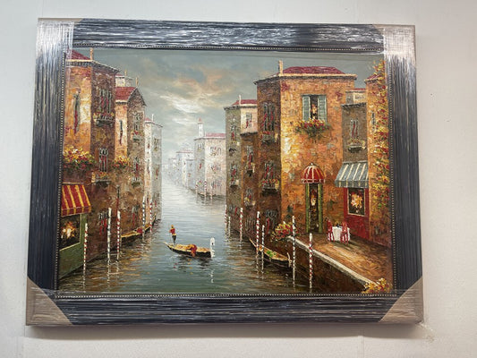 79813 (8455-2) Venice Framed Painting 44x56