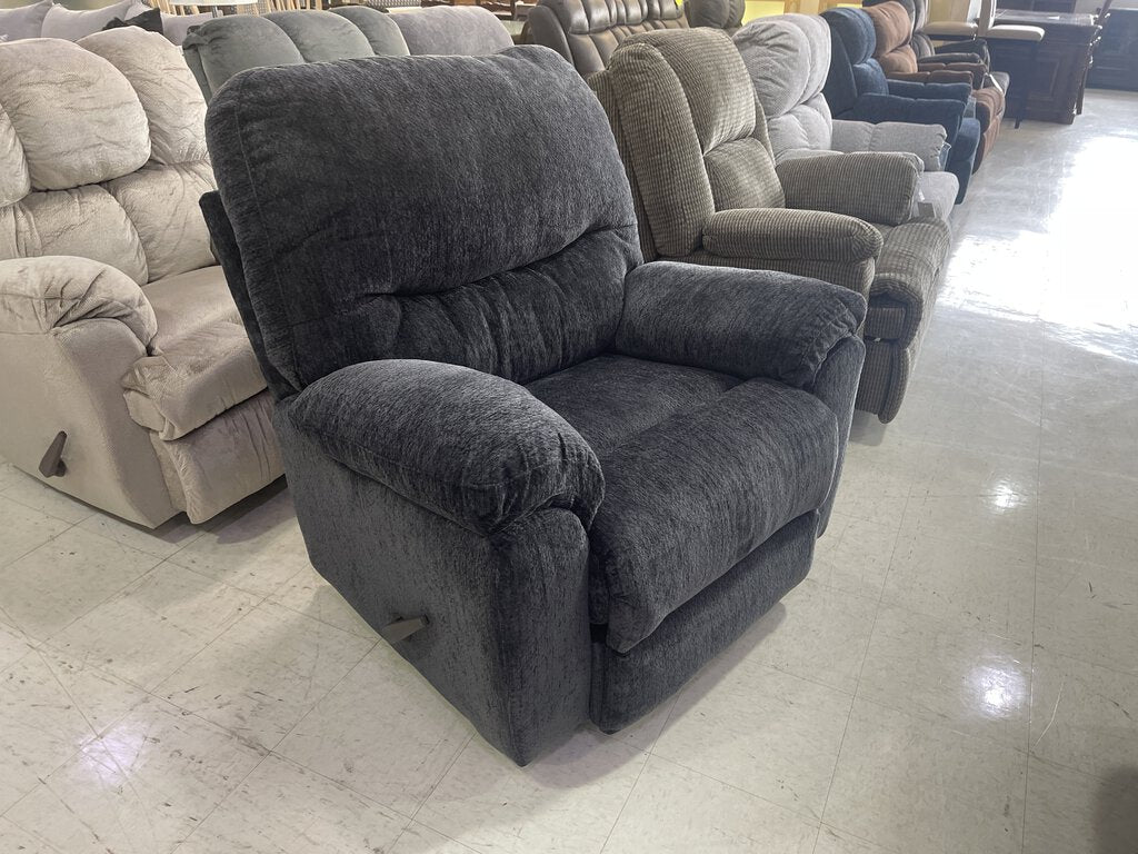 Lucille Charcoal NEW Recliner 40x37x42 (1789-2136)