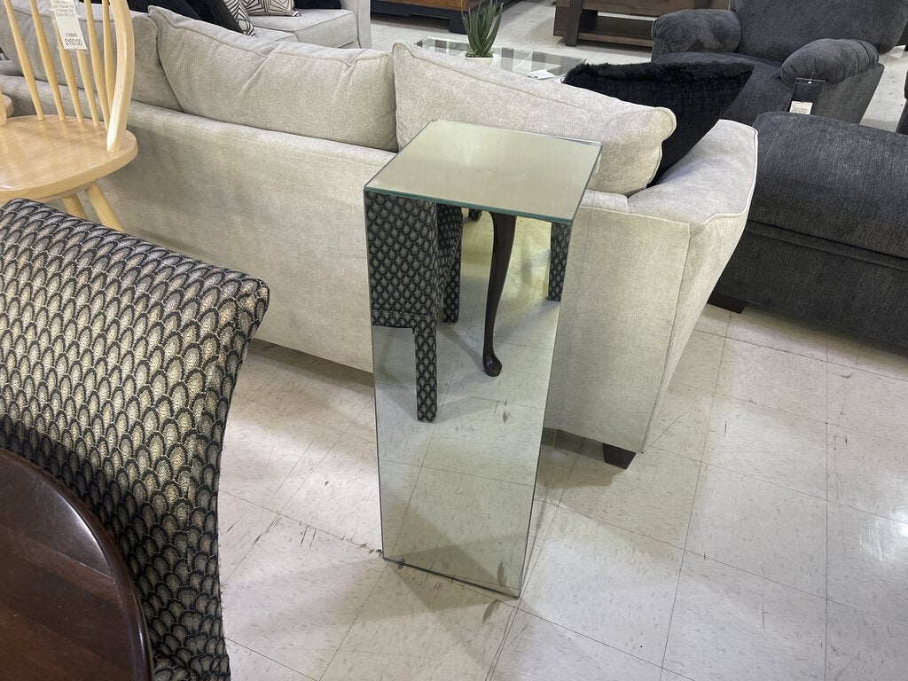 79923 (8465-6) Postmodern Mirrored Plinth 13x13x36