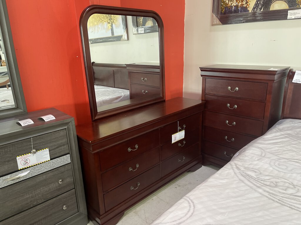 LP Cherry NEW Dresser 58x16x43 (119494)