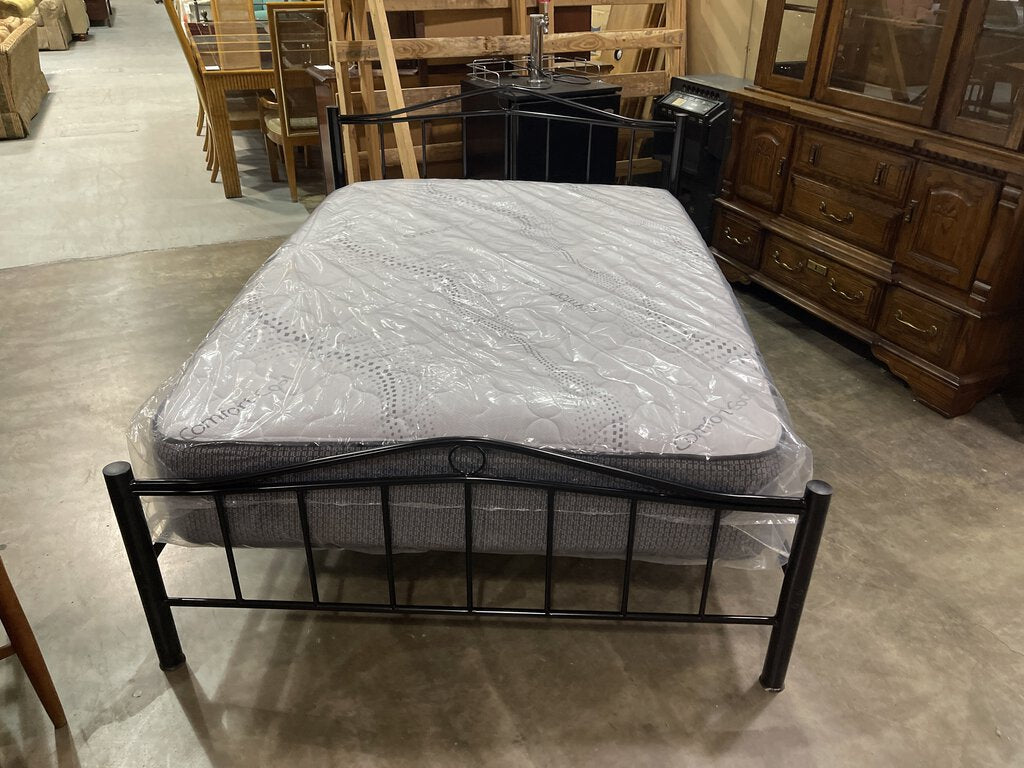 Teo NEW Full Size Platform Bed Frame 58x35x78 (233220)