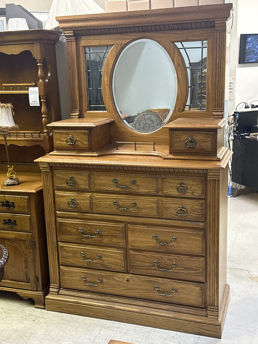 81169 (8475-3) American Drew Chest w/MIrror 47x19x77