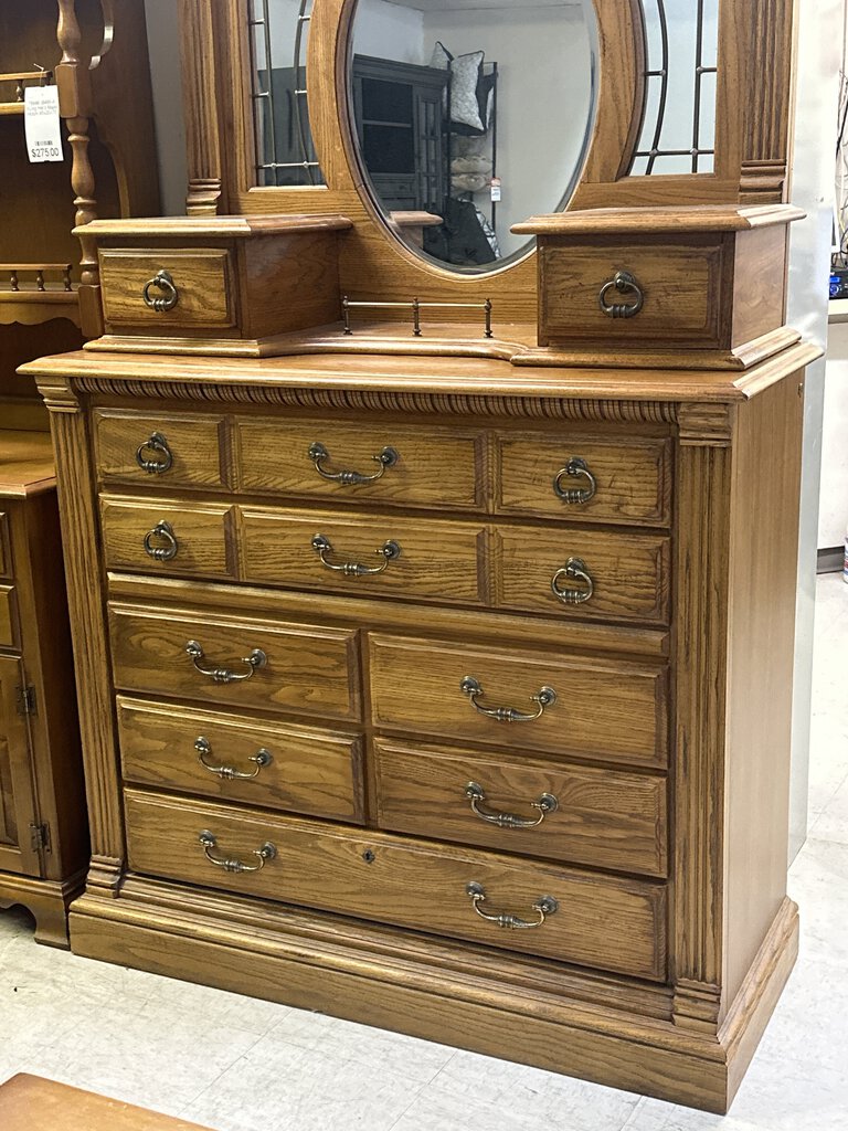 81169 (8475-3) American Drew Chest w/MIrror 47x19x77