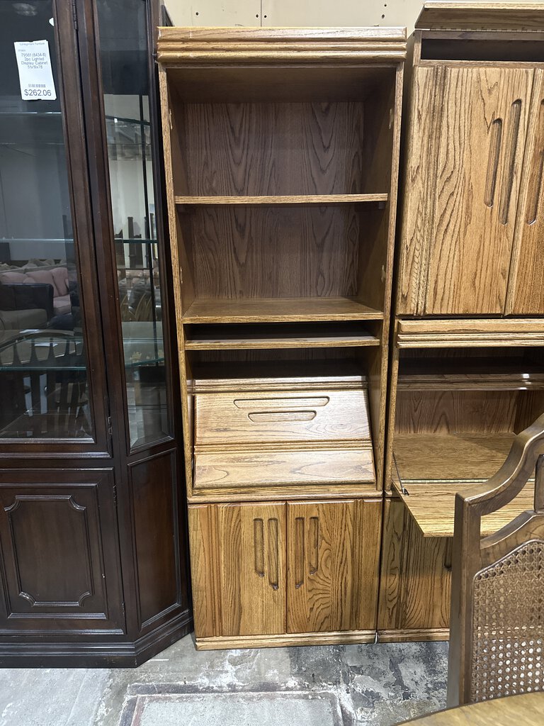 81217 (8478-6) Secretary Style Bookcase 24x15x72