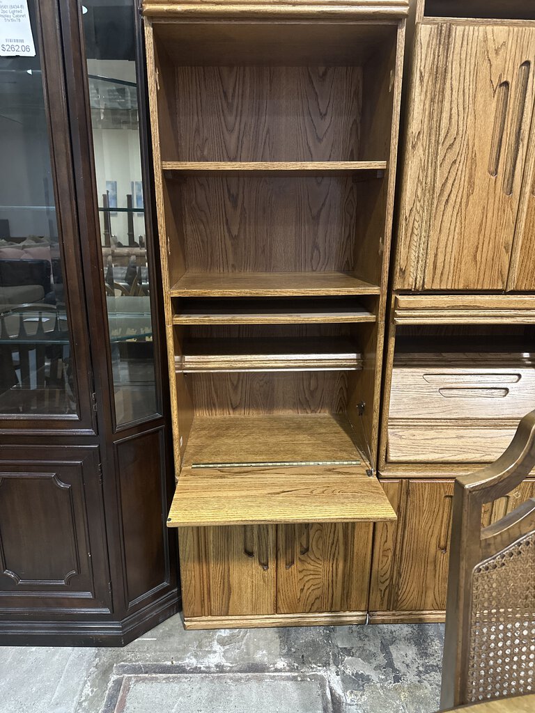 81217 (8478-6) Secretary Style Bookcase 24x15x72