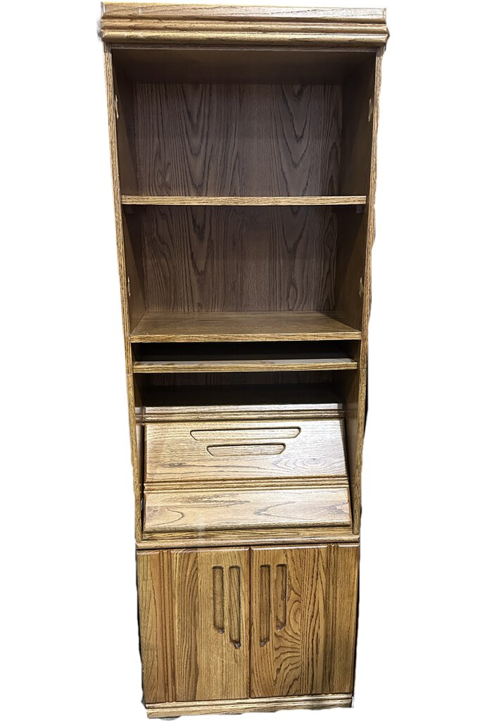 81217 (8478-6) Secretary Style Bookcase 24x15x72