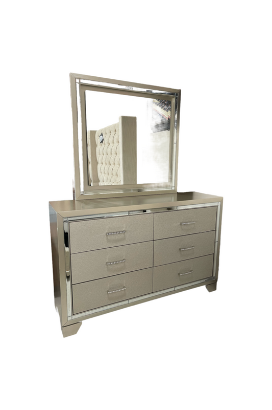 81226 (8480-2) Ashley Lonnix Dresser w/Mirror 54x16x34