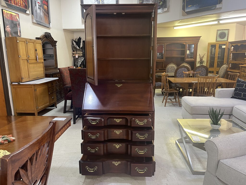 81287 (8483-12) 4 Drawer Secretary wHutch 35x21x79