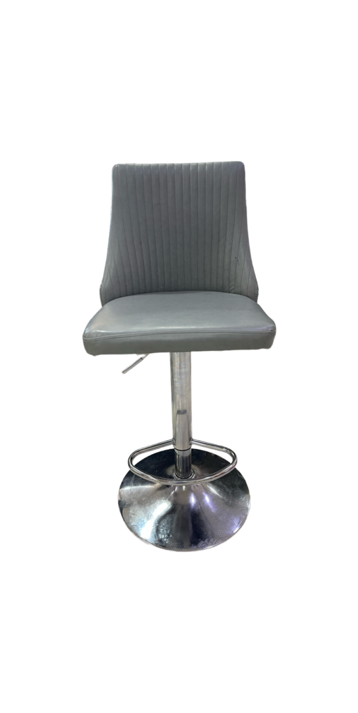 81351 (8488-8) Adjustable Gray Bar Chair 17x17x23/37-31/45