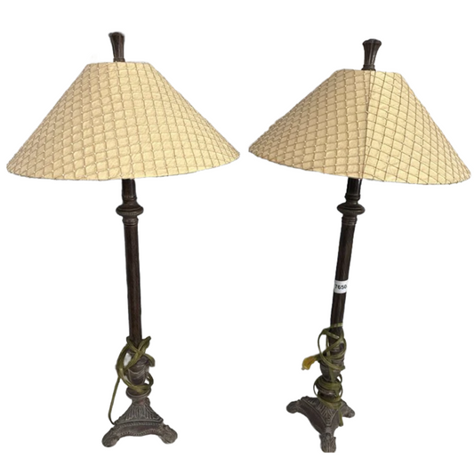 76509 (8077-15) Pair of 32" Table Lamps