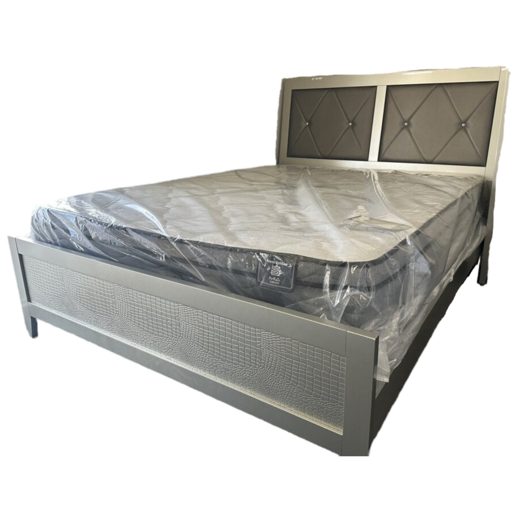 Romeo NEW Queen Size Bed Frame 64x83x51 (124531/33)