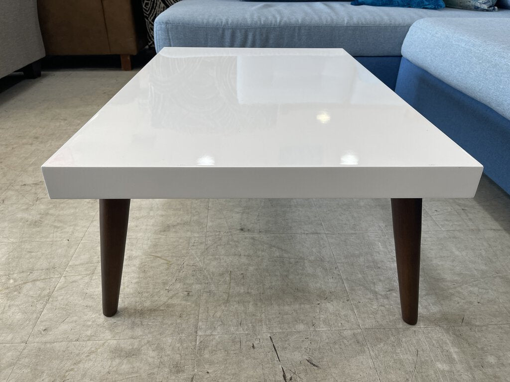 81446 (8493-7) Contemporary White Coffee Table 36x24x14