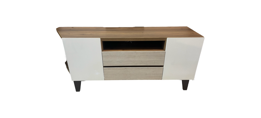 81445 (8493-6) Contemporary TV Stand w/Back Board 68x18x30