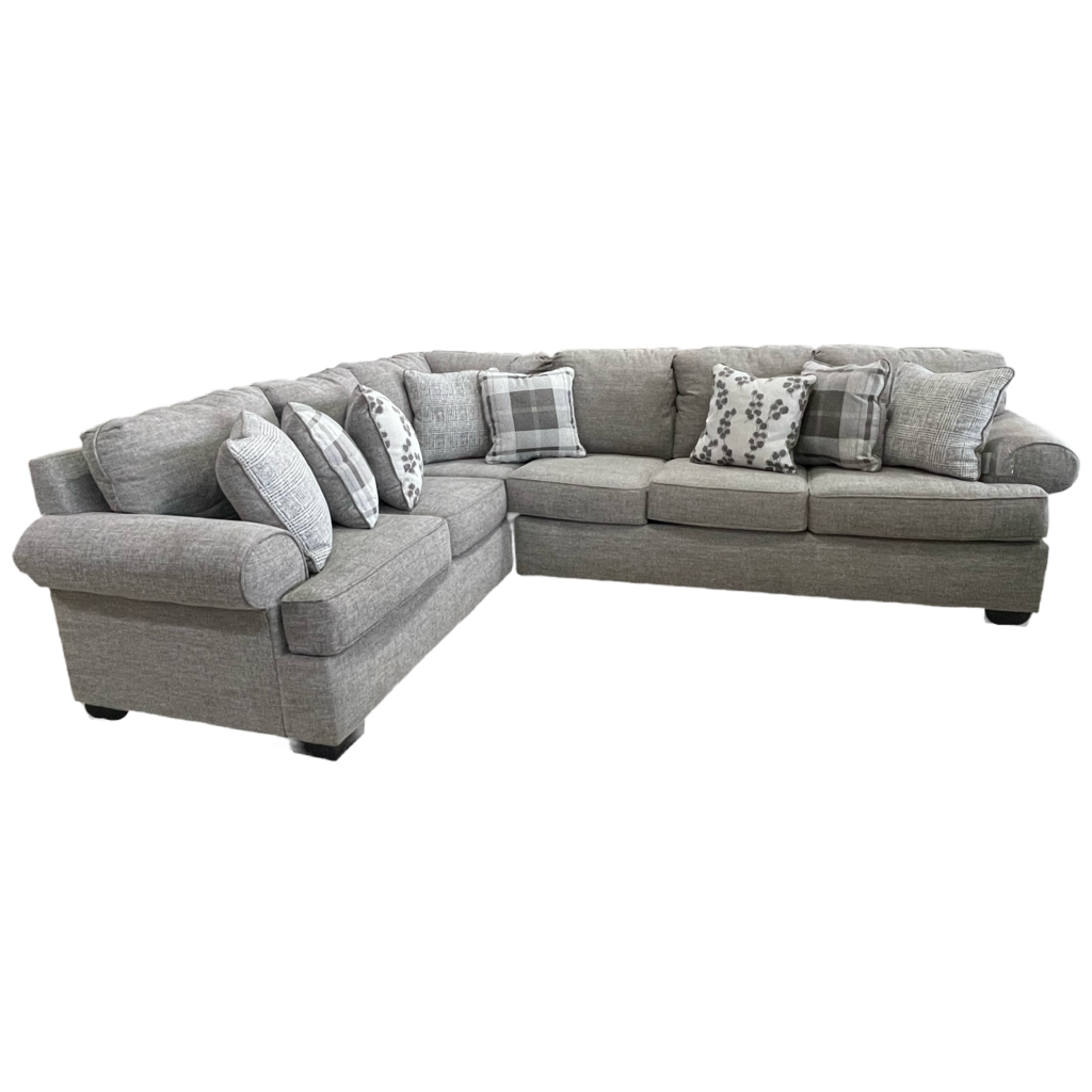 Ronstadt Ash NEW 2pc Sectional 117x93x38 (6651-6652)