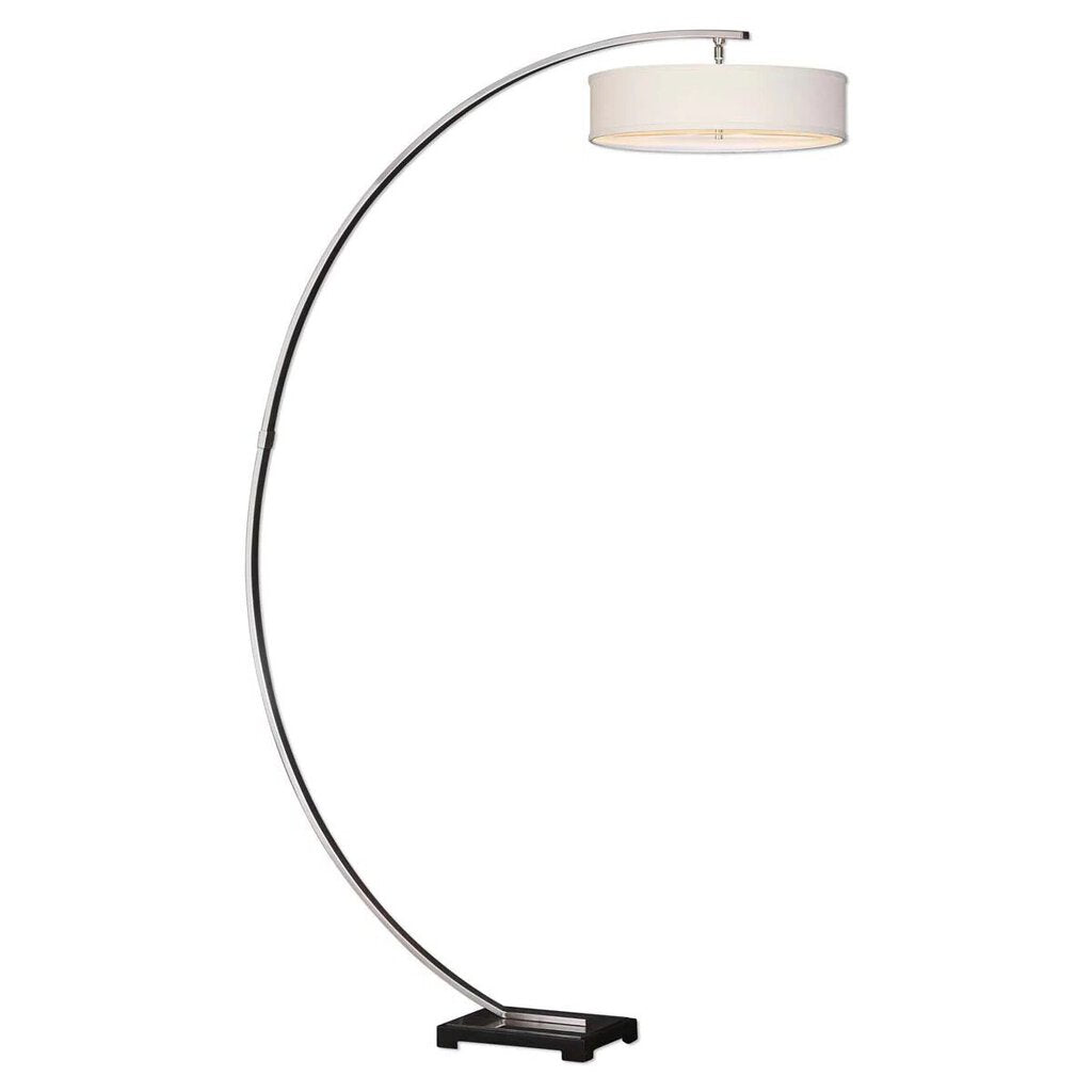 76602 - Uttermost Tagus Nickel Arc 82" Floor Lamp