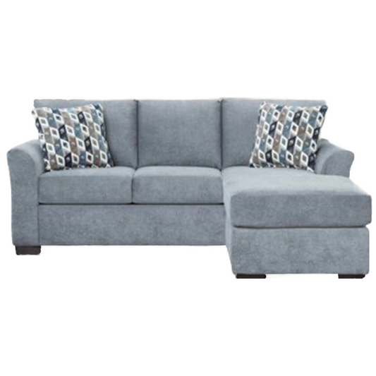 Anna Blue Gray NEW Reversible Sofa Chaise 82x64x38 (3903-ANNG)