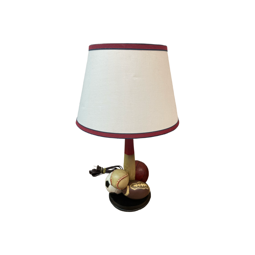 81613 - 21in Sports Balls Table Lamp