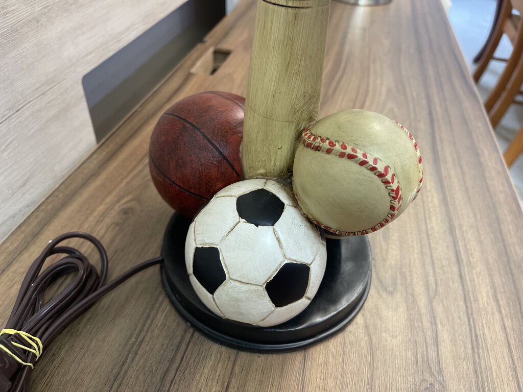 81613 - 21in Sports Balls Table Lamp