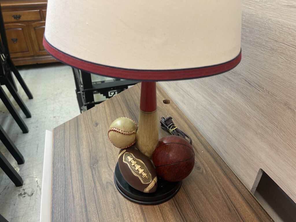 81613 - 21in Sports Balls Table Lamp