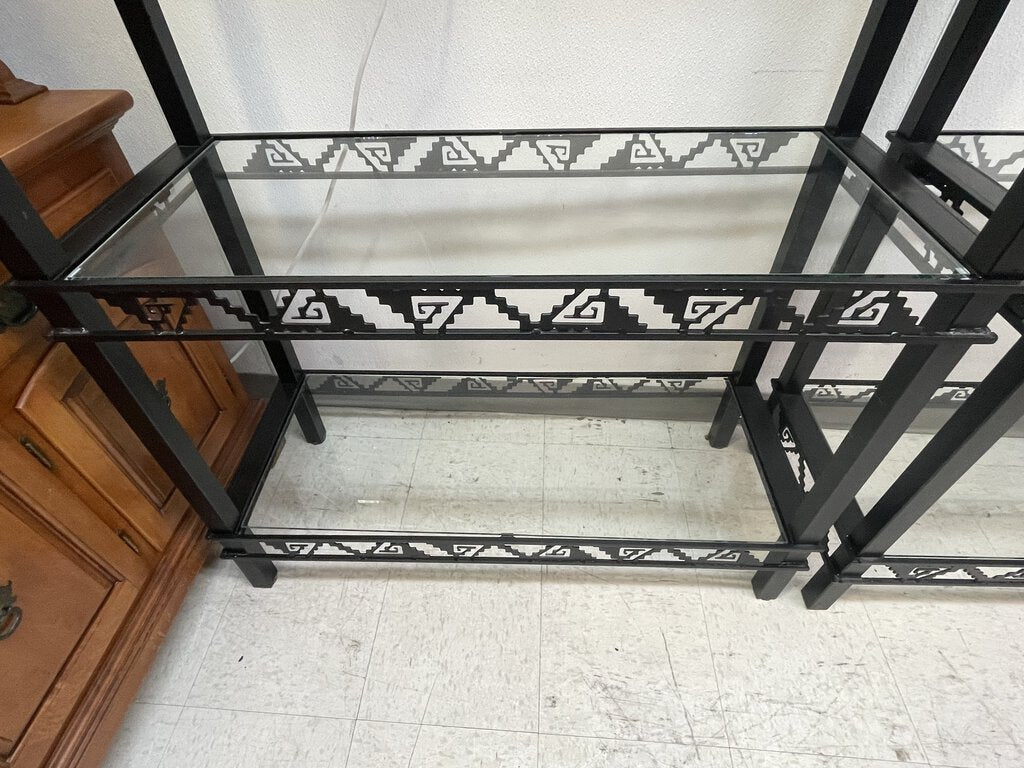 81536 (8499-3) Custom Metal & Glass Shelving 41x17x70