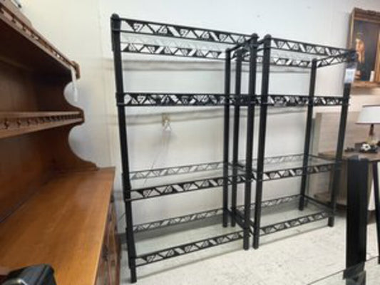 81536 (8499-3) Custom Metal & Glass Shelving 41x17x70