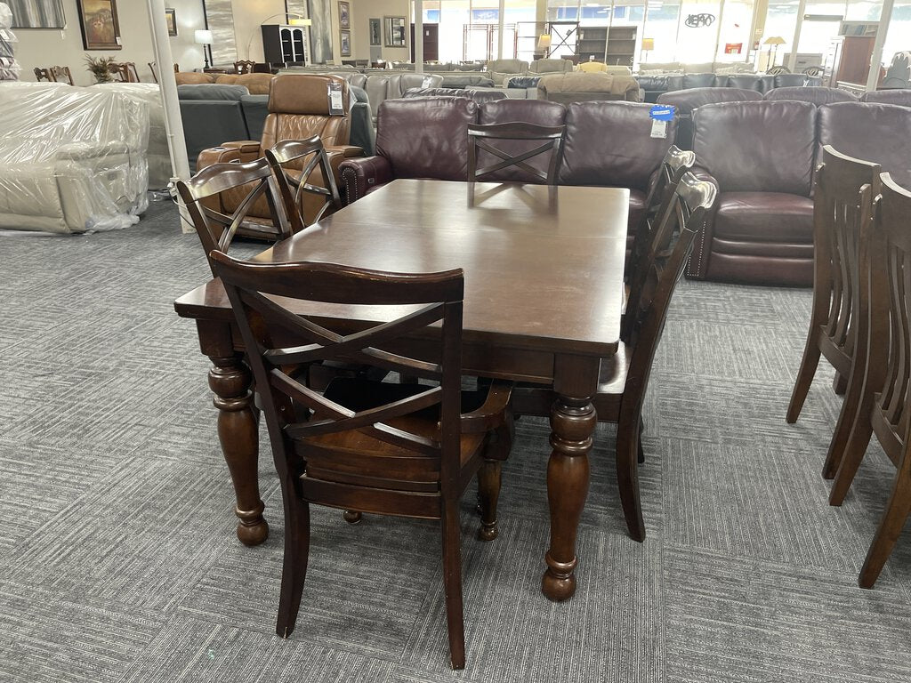 76694 (8086-2) Ashley Porter 7pc Dining Set 42x30x30