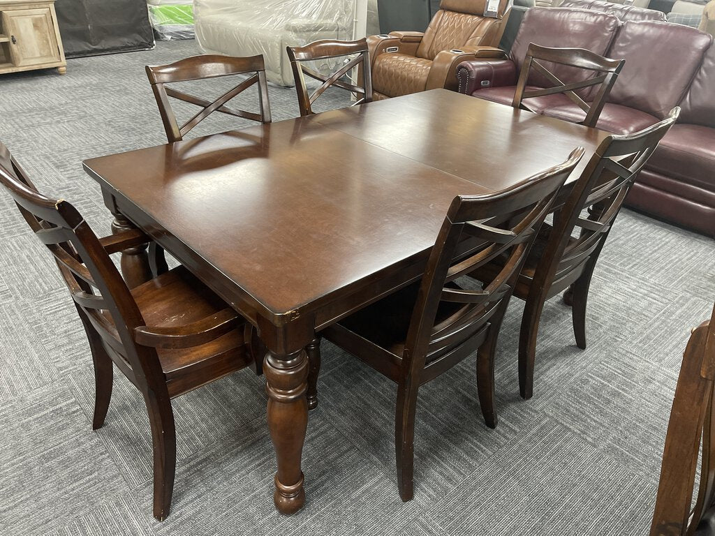 76694 (8086-2) Ashley Porter 7pc Dining Set 42x30x30