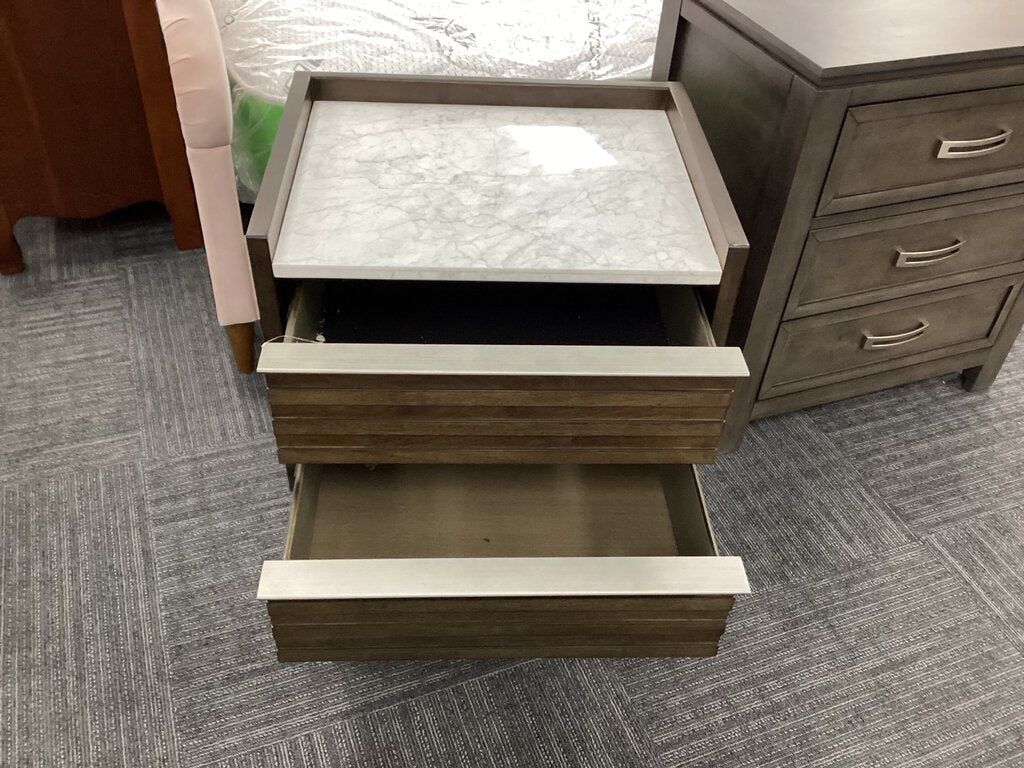 76704 - Ashley Arkenton 2 Drawer Nightstand 24x19x25