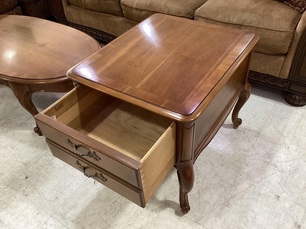 81673 - Lane End Table w/Storage Drawer 22x26x22