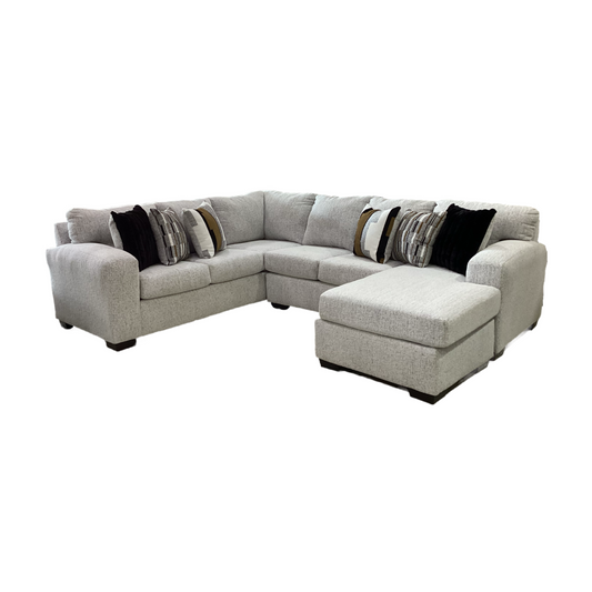 Shay Arctic NEW 2pc Sectional 115x92x37