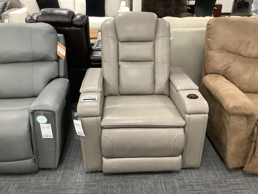 76738 Ashley Boerna Power Motion Recliner w/ Wireless Speakers / Charger 38x35x45