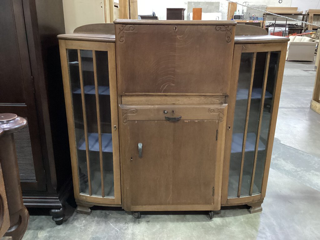 81678 - Vintage Cocktail Cabinet 49x16x47