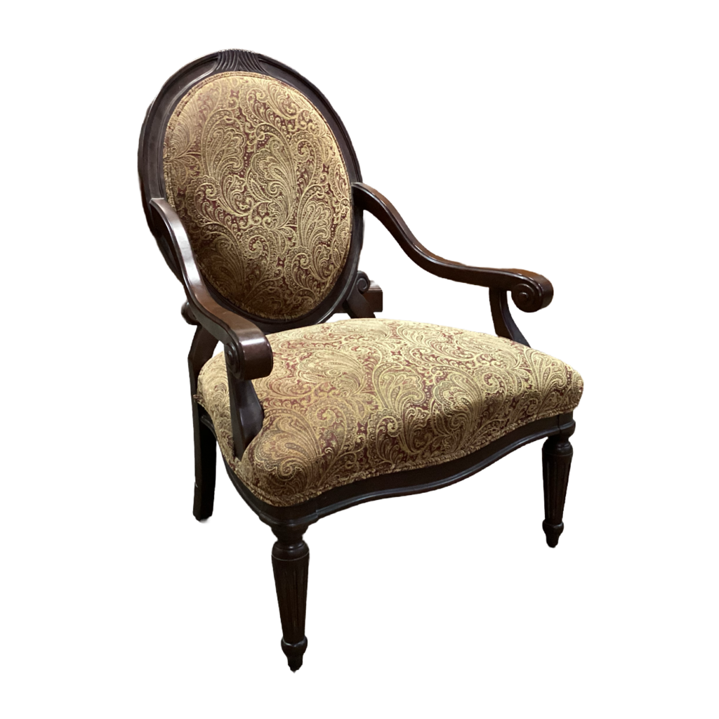 81785 - Bernhardt Wood Frame Arm Chair 31x27x42