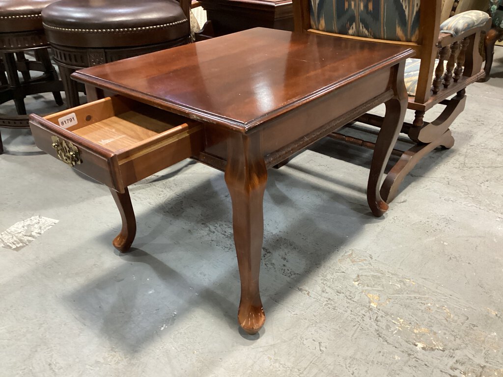 81791 - Cherry Single Drawer End Table 22x28x22