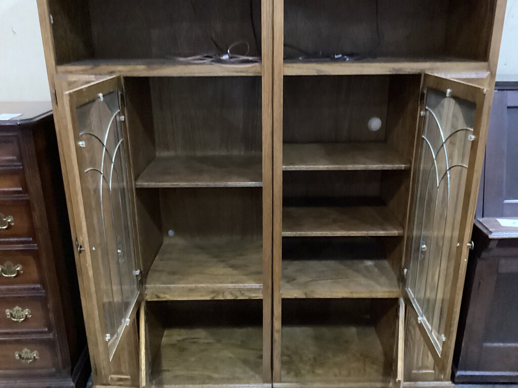 81756 - Pair Media Storage Cabinets 68x21x76