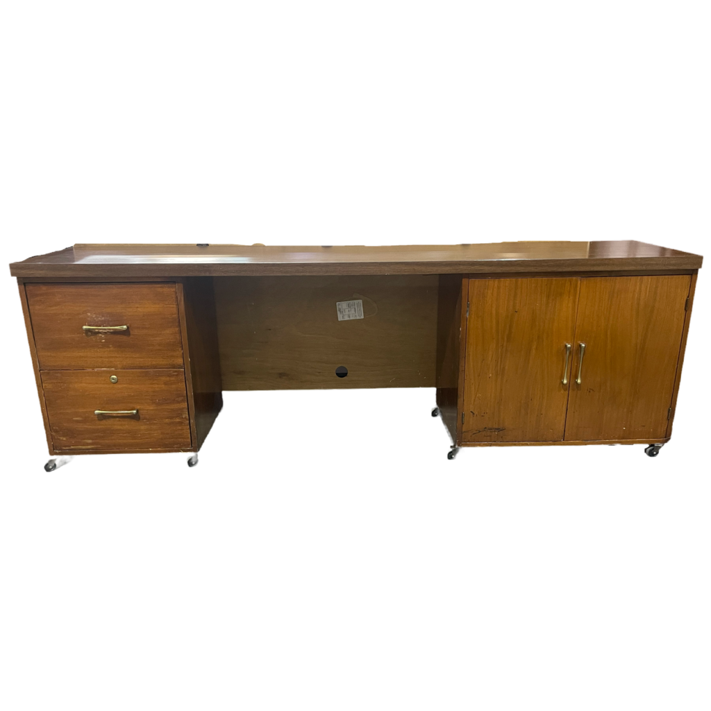 81822 - Rolling Credenza Desk 84x19x28