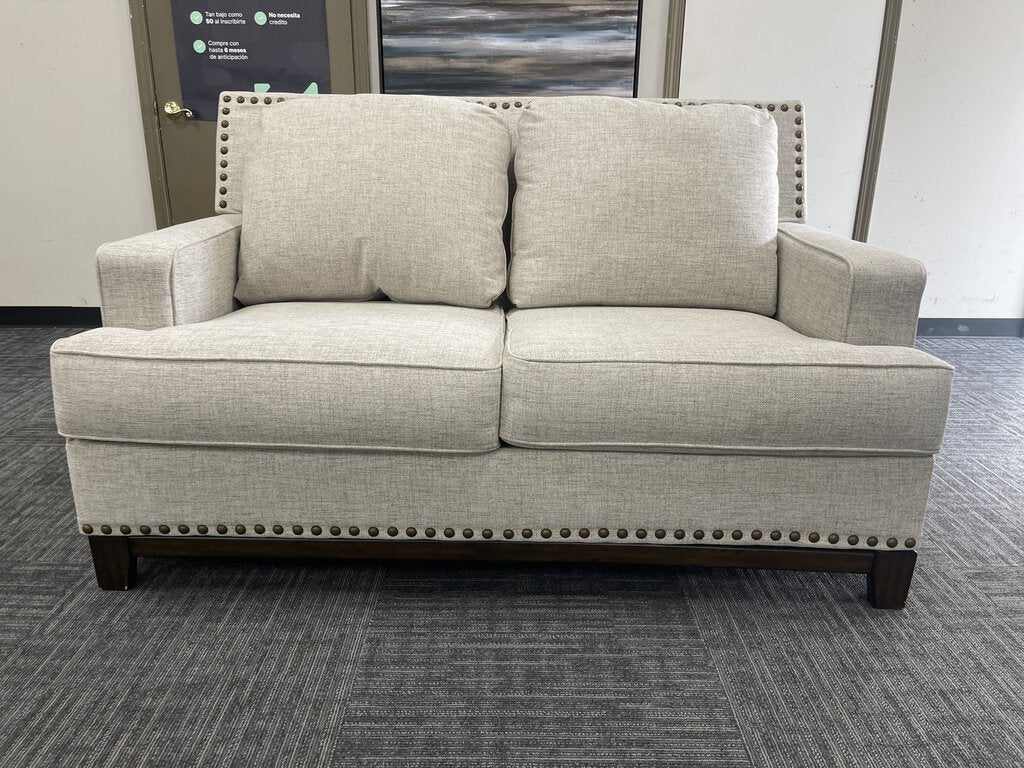 76789 - Ashley Ballina Linen Loveseat 63x38x40