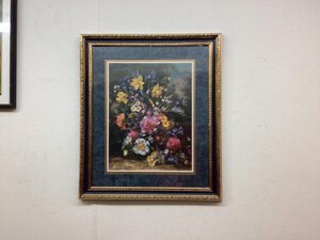 81886 - Framed Floral Picture