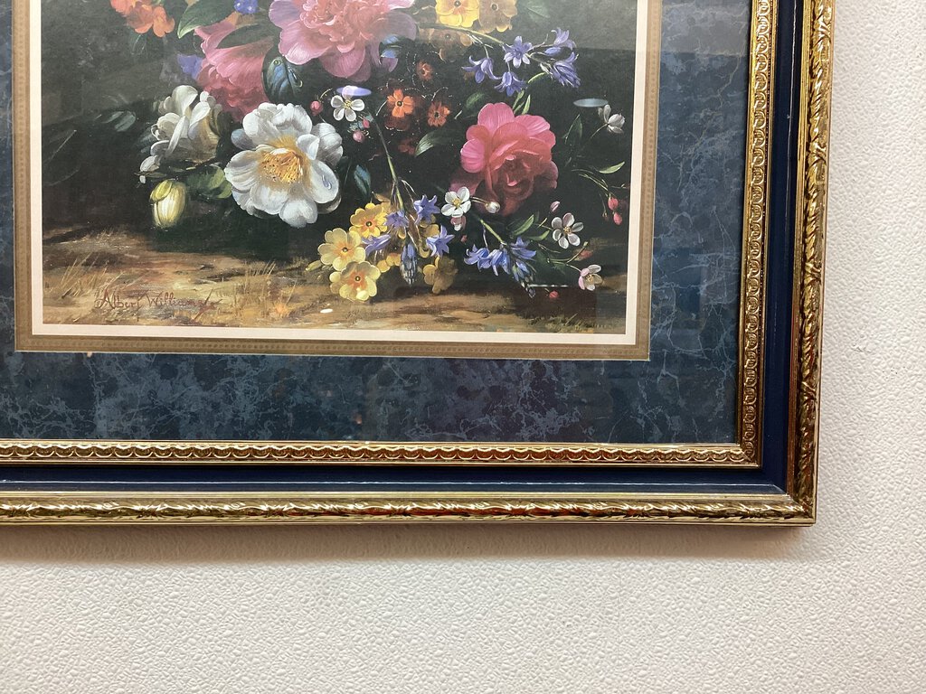 81886 - Framed Floral Picture